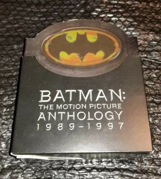 VAL KILMER SIGNED BATMAN FOREVER ANTHOLOGY 1989 1992 1995 1997 DVD BOX DC COMICS 5