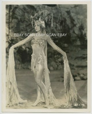 Lita Chevret In Costume Fox Movietone Follies Of 1929 Vintage Photo
