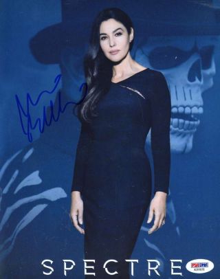 Monica Bellucci Hand Signed Psa Dna Spectre 8x10 Photo Autographed Authentic