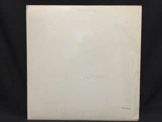 The Beatles White Album Vinyl Lp Two Record Set W/ Poster Apple 0000414