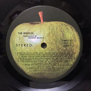 The Beatles White Album Vinyl LP Two Record Set w/ Poster Apple 0000414 7