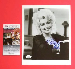 Dolly Parton Signed 8 " X 10 " Photo Certified Authentic With Jsa