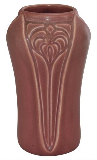 Rookwood Pottery 1929 Matte Rose Floral Ceramic Vase 2141
