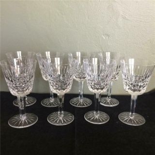 8 Waterford Crystal Baltray Pattern Wine Glasses - 5 7/8 "
