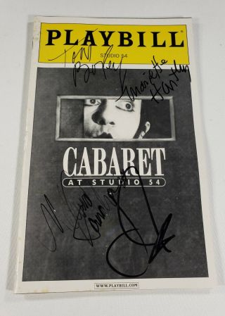 Tom Bosley & Mariette Hartley Autographed Playbill Cabaret,  Others