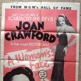 Joan Crawford in A Woman ' s Face with Melvyn Douglas R54 Classic Joan She Devil 3