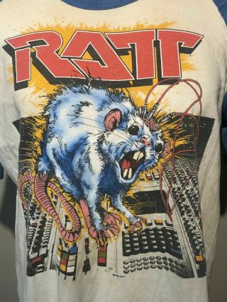 Ratt 1984 Vintage Tour Shirt Xl Looking Shirt Ratt N Roll Rare
