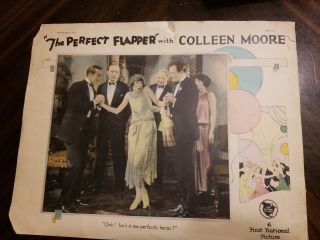 The Perfect Flapper Colleen Moore Lobby Card First National Picture 10 1/2 X 13
