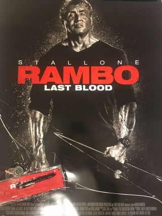 Rambo Last Blood - Poster  Tshirt,  Shot Glass,  Pen And Headband Combo