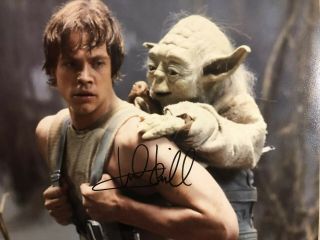 Authentic Mark Hamill Signed Photo 8 X 10 W/coa Star Wars