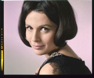 Claire Bloom 2 1/4 Stunning Glamour Portrait Photo Transparency Slide