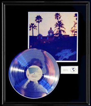 The Eagles Hotel California Rare Gold Record Platinum Disc Lp Album Non Riaa