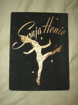 1942 - 43 Sonja Henie Ice Revue Program - 16 Pages.