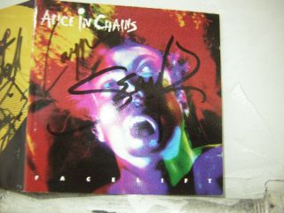 Alice In Chains Signed CD Facelift 1990 4 Members Layne Staley 2