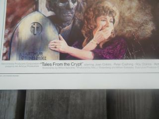 VINTAGE TALES FROM THE CRYPT MOVIE POSTER FOLDED 2