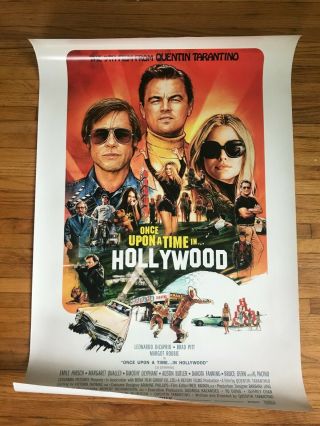 Once Upon A Time In Hollywood Ds Double Sided Movie Poster 27x40 Tarantino