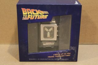 Back To The Future Flux Capacitor Watch Rare Open Box - - - Movie