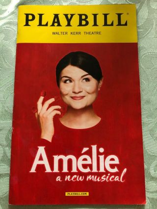 Amelie A Musical May 2017 Broadway Playbill