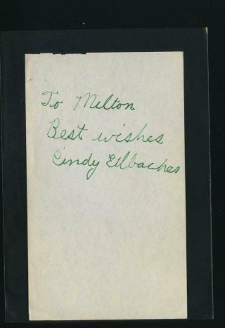 Cindy Eilbacher - Signed Autograph and Headshot Photo set - Open Window 2