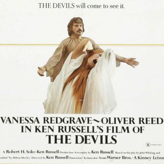 The Devils,  1 Sheet Movie Poster Oliver Reed,  Russell X - Rated Near