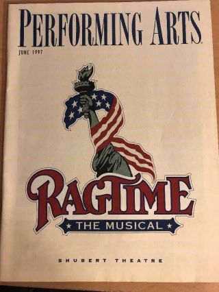 Ragtime Shubert Theatre Program,  June 1997,  Lachanze