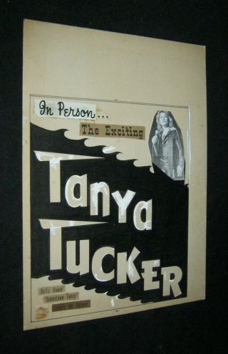 Colorcraft 1979 Tanya Tucker Tour Poster Template
