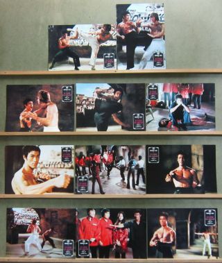 Zs79d The Way Of The Dragon Bruce Lee Chuck Norris Great Orig Set Spain 11lcs