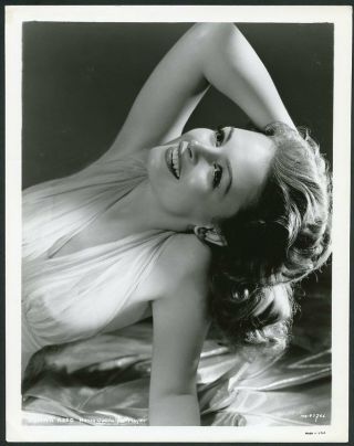 Donna Reed Vintage 1940s Mgm Stunning Portrait Photo
