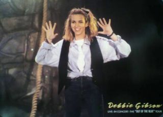 Debbie Gibson Live In Concert The Out Of The Blue Tour Promo Poster Rare