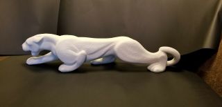 Rare Vintage Royal Haeger Molted White Panther