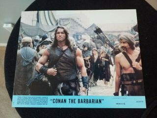 CONAN THE BARBARIAN THEATRE POSTER WITH COMPLETE SET OF 8 LOBBY CARDS 4