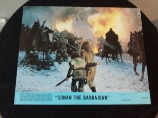 CONAN THE BARBARIAN THEATRE POSTER WITH COMPLETE SET OF 8 LOBBY CARDS 5