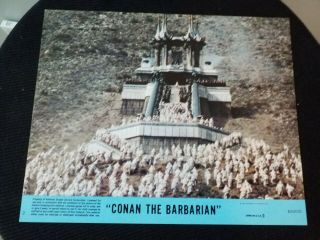CONAN THE BARBARIAN THEATRE POSTER WITH COMPLETE SET OF 8 LOBBY CARDS 7