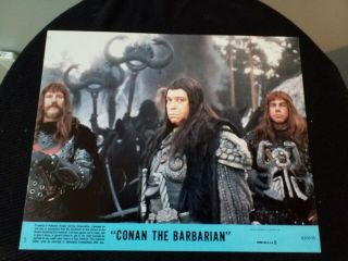 CONAN THE BARBARIAN THEATRE POSTER WITH COMPLETE SET OF 8 LOBBY CARDS 8