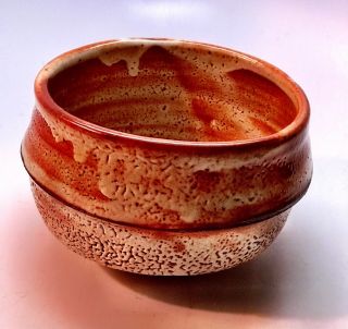 Warren Mackenzie Signed Shino Studio Pottery Chawan/bowl.  Masterpiece.
