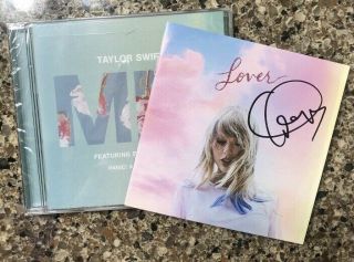 Taylor Swift Lover Album Booklet Signed With