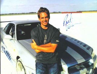 Paul Walker 11x14 Autographed Photo Picture Signed Pic With