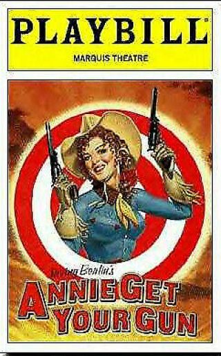 Annie Get Your Gun Marquis Theatre Playbill Fridge Magnet 2.  5 X 3.  5 "