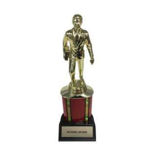 Dundie Award Trophy Column The Office Tv Show Michael Scott Dunder Mifflin Gift