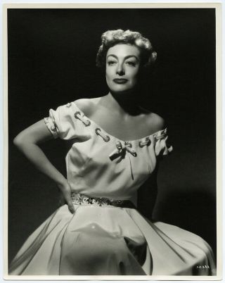 Vintage 1950 Large Joan Crawford,  Bert Six Hollywood Moderne Glamour Photograph