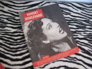 Rare Large 1950 Sunset Boulevard Movie Studio Promo Booklet