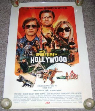 Once Upon A Time In Hollywood Movie Poster Single - Sided 27 " X40 "