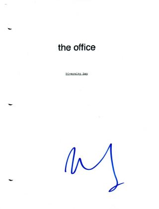 Mindy Kaling Signed Autographed The Office Diversity Day Episode Script