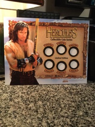 Hercules The Legendary Journeys Collectible Coin Series Display Holder