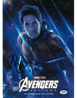Paul Rudd Signed Avengers Authentic Autographed 11x14 Photo Psa/dna Ae84262