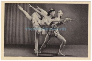 Ballet.  Ugray Klotild And Bozsó Árpád In The Nutcracker.  Hungarian Postcard