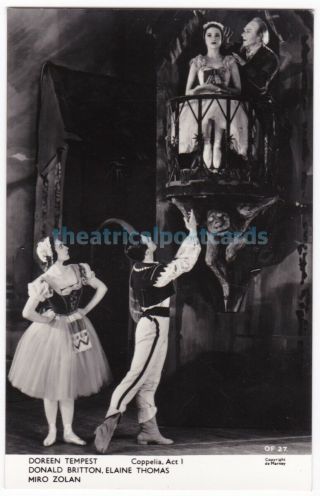 Ballet.  Doreen Tempest,  Donald Britton,  Elaine Thomas And Miro Zolan In Coppelia