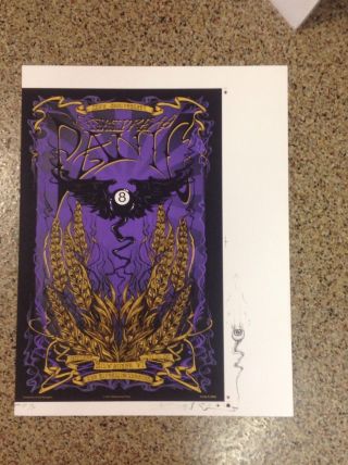 Widespread Panic - 2011 Milwaukee Concert Artist Proof Poster Richard Biffle