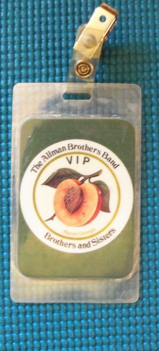 Allman Brothers Band Vip Brothers & Sisters Pass - - - -