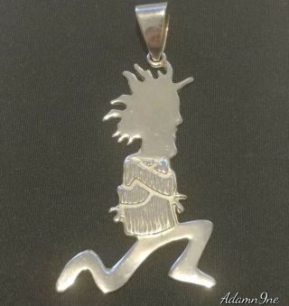 . 925 Silver Official Psychopathic Museum Straitjacket Man Charm Pendant Icp